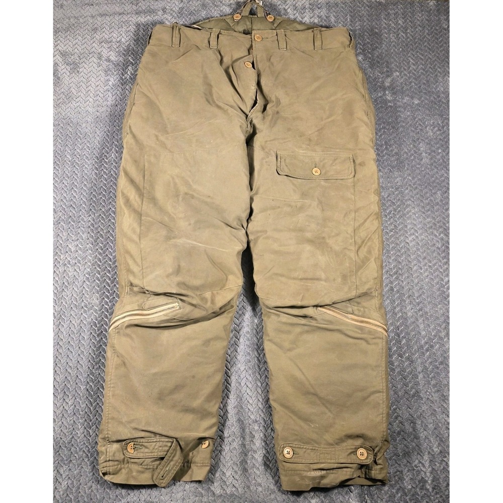 Vintage WWII Reed Products USAAF Type A-8 Flight Pants Men 40x31 Talon Zip Down
